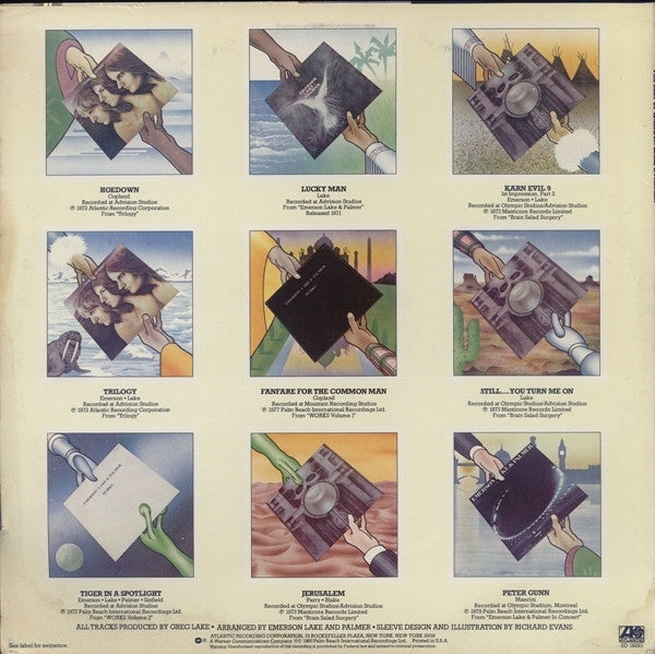 Emerson, Lake & Palmer : The Best Of Emerson Lake & Palmer (LP,Compilation)