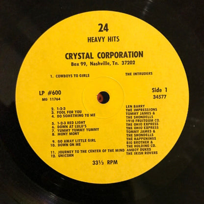 Various : 24 Heavy Hits (LP,Compilation)