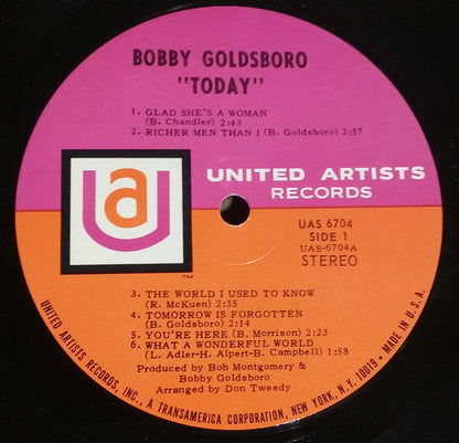 Bobby Goldsboro : "Today" (LP,Album)
