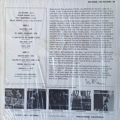 Les McCann Ltd. : McCanna (LP,Album,Mono)