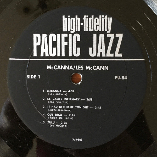 Les McCann Ltd. : McCanna (LP,Album,Mono)