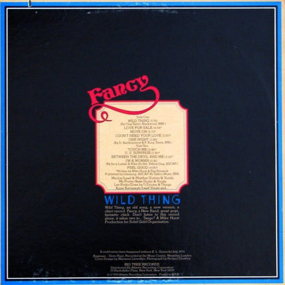 Fancy (3) : Wild Thing (LP,Album,Stereo)