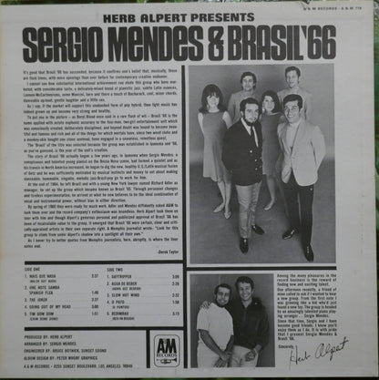 Herb Alpert Presents Sérgio Mendes & Brasil '66 : Herb Alpert Presents Sergio Mendes & Brasil '66 (LP,Album,Repress,Stereo)