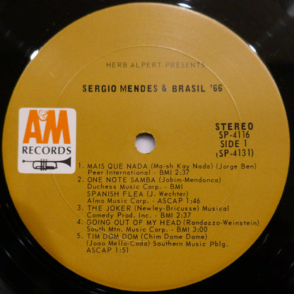 Herb Alpert Presents Sérgio Mendes & Brasil '66 : Herb Alpert Presents Sergio Mendes & Brasil '66 (LP,Album,Repress,Stereo)