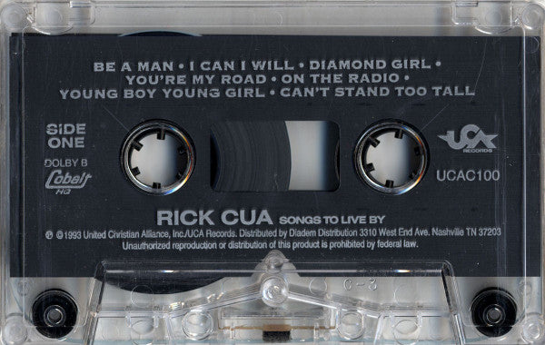 Rick Cua : Songs To Live By (Compilation)