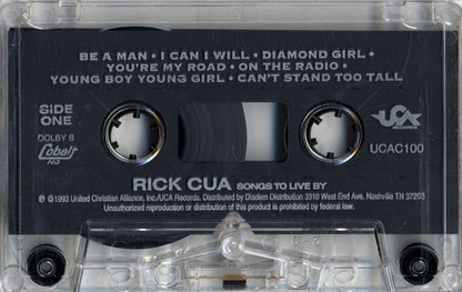Rick Cua : Songs To Live By (Compilation)