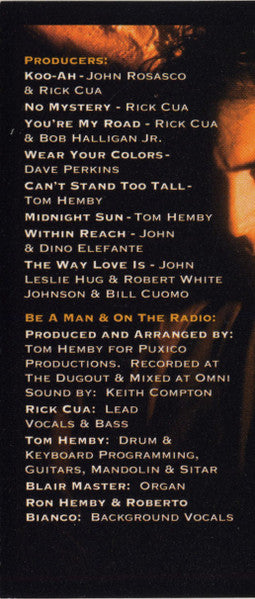 Rick Cua : Songs To Live By (Compilation)