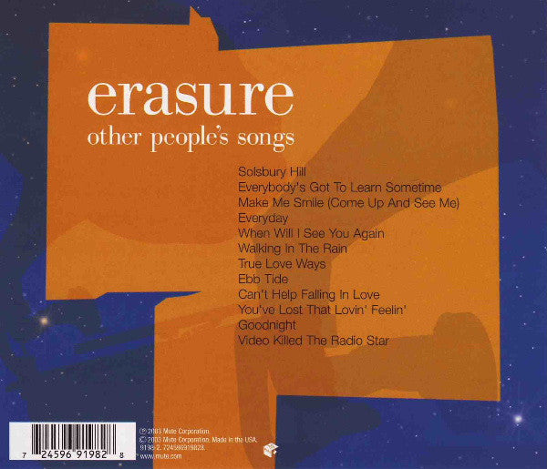 Erasure : Other People's Songs (Album)