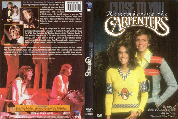 Carpenters : Close to You - Remembering the Carpenters (DVD-Video,Reissue)