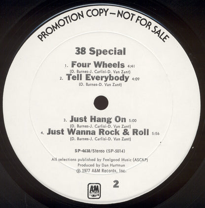 38 Special (2) : 38 Special (LP,Album,Promo)