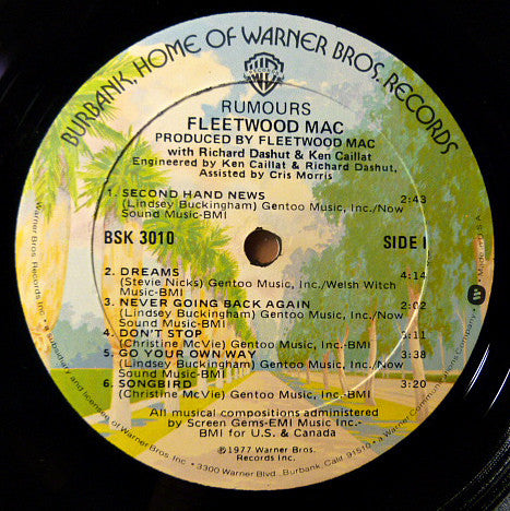 Fleetwood Mac : Rumours (LP,Album,Stereo)