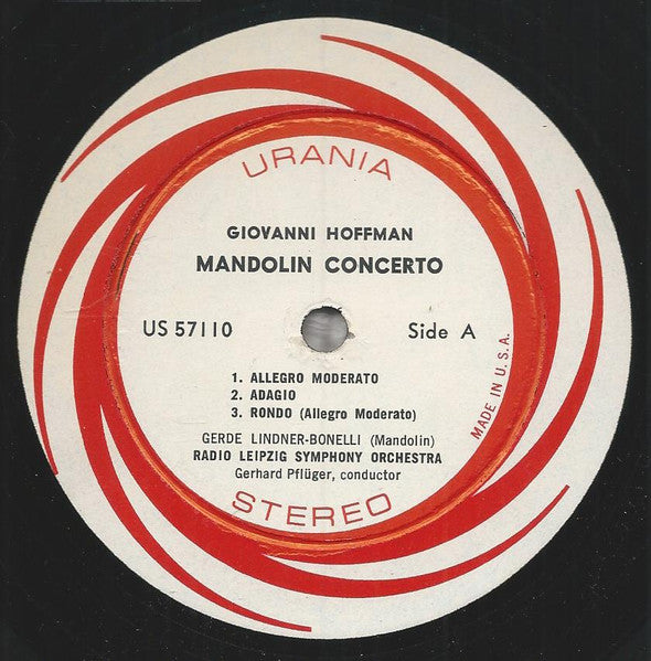 Irmgard Helmis, Kammerorchester Berlin, Gerd Lindner-Bonelli, Rundfunk-Sinfonie-Orchester Leipzig, Carl Ditters von Dittersdorf, Giovanni Hoffmann : Mandolin Concerto In D Major / Harp Concerto In A Major (LP,Compilation,Stereo)