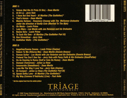Various : Mob Hits - Music From And A Tribute To The Great Mob Movies (Compilation)
