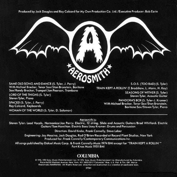 Aerosmith : Get Your Wings (Album,Reissue,Remastered)