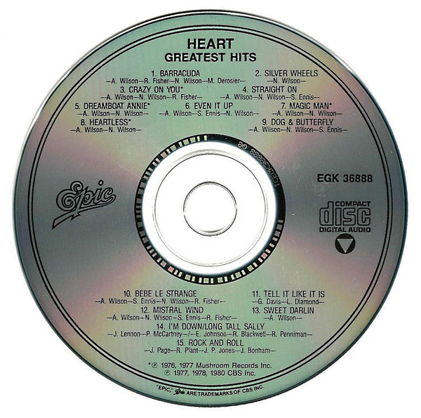 Heart : Greatest Hits / Live (Compilation,Reissue)