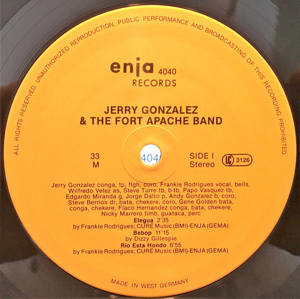Jerry Gonzalez And The Fort Apache Band : The River Is Deep (LP,Album,Stereo)
