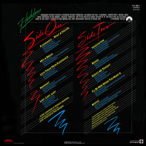 Various : Flashdance (Original Soundtrack From The Motion Picture) (LP,Album)