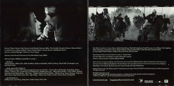 Harry Gregson-Williams : Kingdom Of Heaven (Original Motion Picture Soundtrack) (Album,Reissue)
