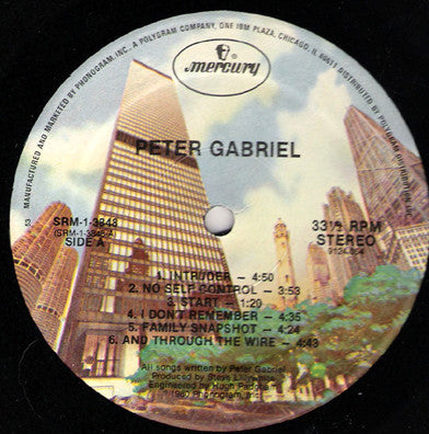 Peter Gabriel : Peter Gabriel (LP,Album,Stereo)