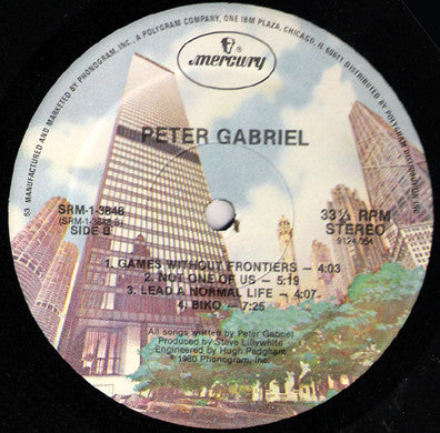 Peter Gabriel : Peter Gabriel (LP,Album,Stereo)