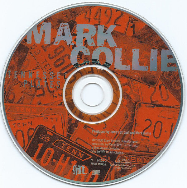 Mark Collie : Tennessee Plates (Album,Club Edition)