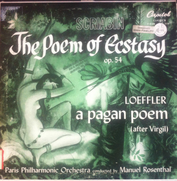 Alexander Scriabine, Charles Martin Loeffler : The Poem Of Ecstasy / A Pagan Poem (LP)