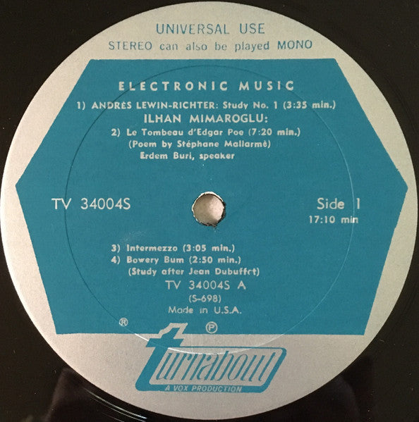 Various : Electronic Music (LP,Album,Reissue,Stereo)