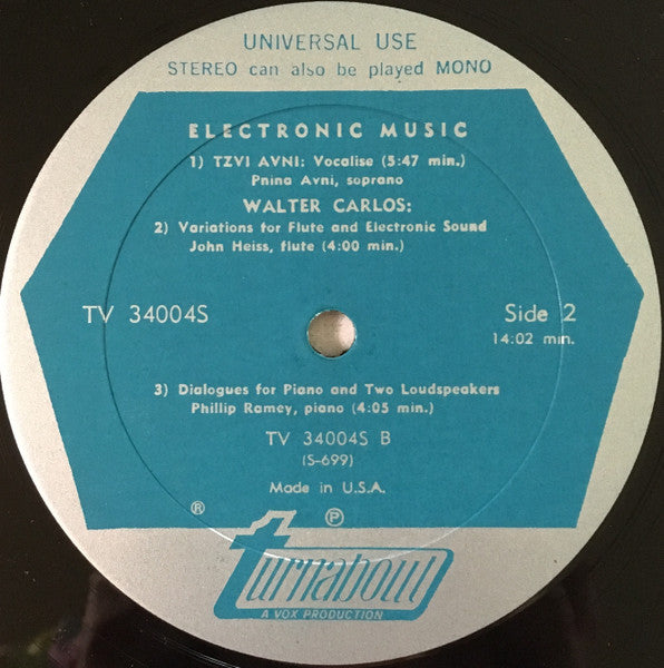 Various : Electronic Music (LP,Album,Reissue,Stereo)