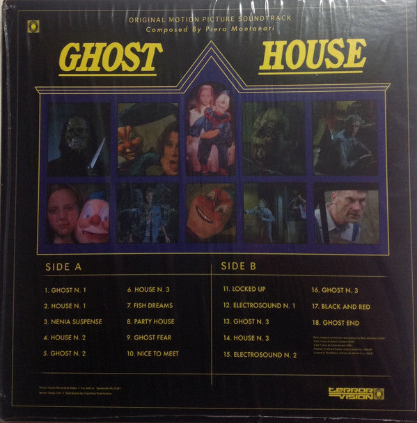 Piero Montanari : Ghosthouse (Original Motion Picture Soundtrack) (LP,Album,Reissue)