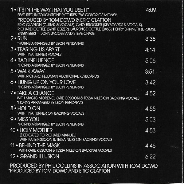 Eric Clapton : August (Album,Club Edition)
