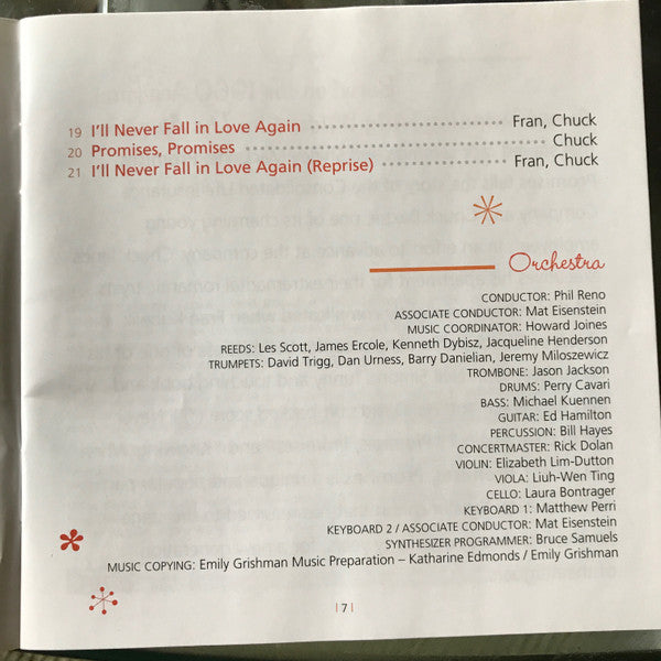 Sean Hayes (3), Kristin Chenoweth : Promises, Promises   ()