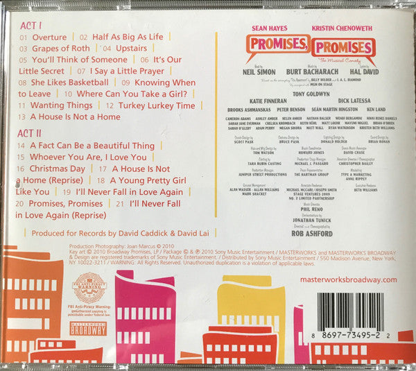Sean Hayes (3), Kristin Chenoweth : Promises, Promises   ()