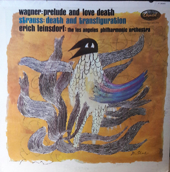 Richard Wagner / Richard Strauss - Erich Leinsdorf, Los Angeles Philharmonic Orchestra : Prelude And Love Death / Death And Transfiguration (LP,Album,Mono)