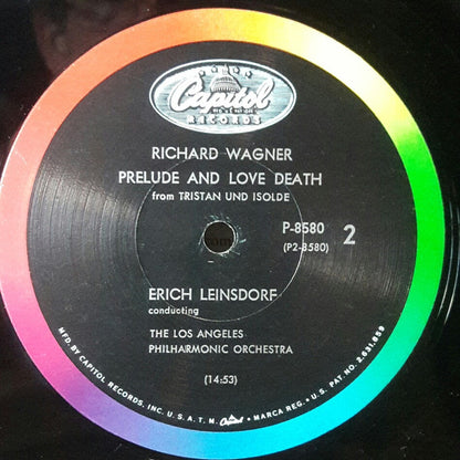 Richard Wagner / Richard Strauss - Erich Leinsdorf, Los Angeles Philharmonic Orchestra : Prelude And Love Death / Death And Transfiguration (LP,Album,Mono)