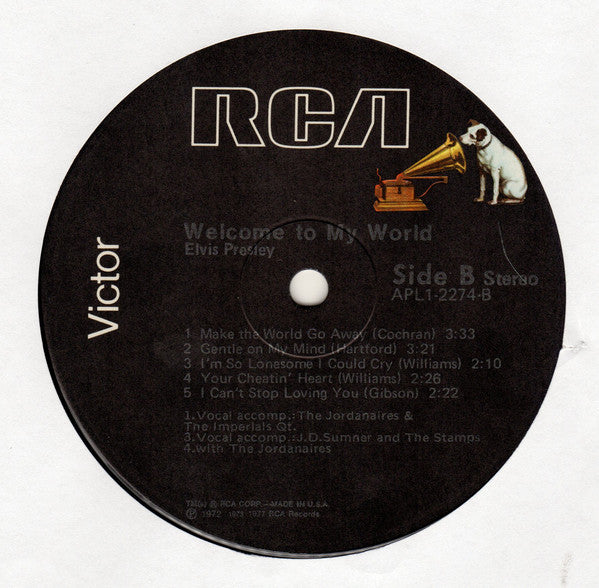 Elvis Presley : Welcome To My World (LP,Compilation)