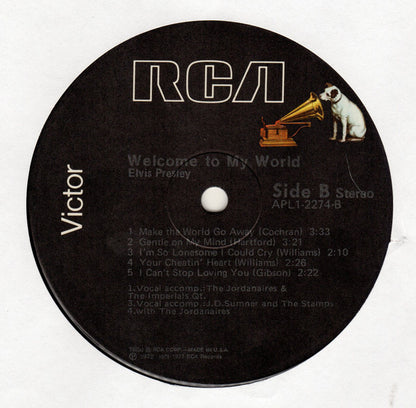 Elvis Presley : Welcome To My World (LP,Compilation)