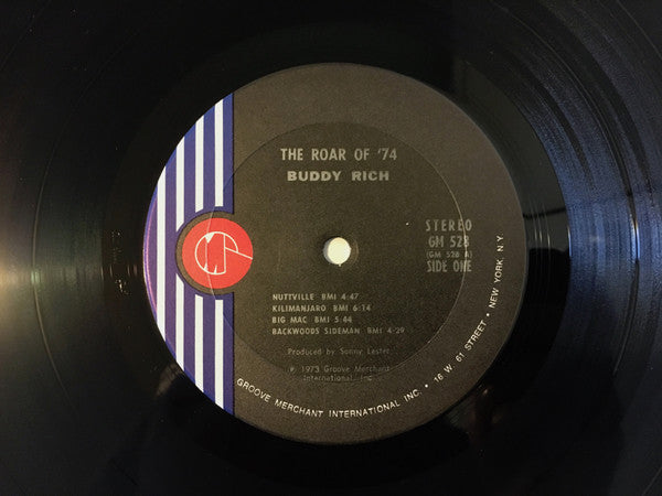 Buddy Rich : The Roar Of '74 (LP,Album,Stereo)