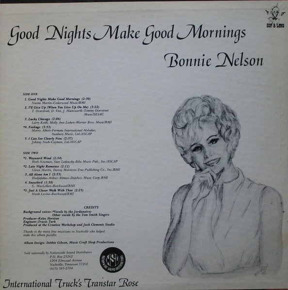 Bonnie Nelson (3) : Good Nights Make Good Mornings (LP,Album)