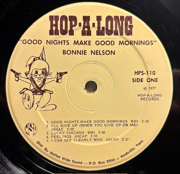 Bonnie Nelson (3) : Good Nights Make Good Mornings (LP,Album)