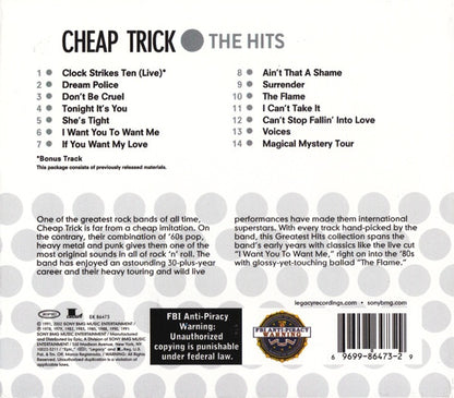 Cheap Trick : The Greatest Hits (Compilation,Remastered)