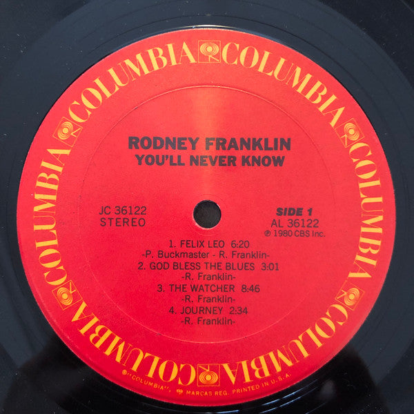 Rodney Franklin : You'll Never Know (LP,Album)