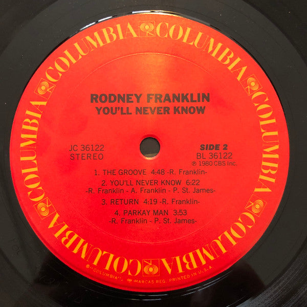 Rodney Franklin : You'll Never Know (LP,Album)