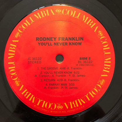 Rodney Franklin : You'll Never Know (LP,Album)