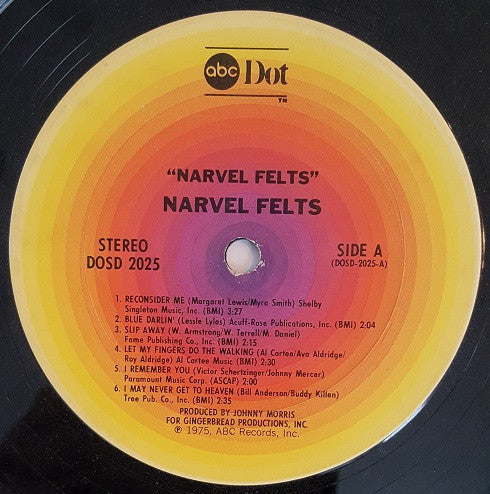 Narvel Felts : Narvel Felts (LP,Album,Stereo)