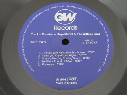 Hugo McGill And The Willhire Band : Truckin' Country (LP,Album)