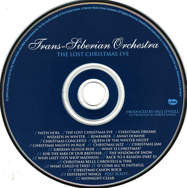 Trans-Siberian Orchestra : The Lost Christmas Eve (Album)