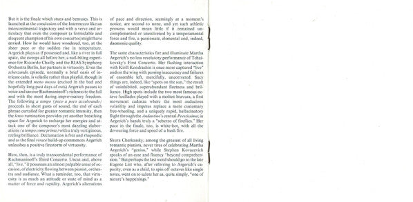 Martha Argerich - Riccardo Chailly - Kiril Kondrashin : Rachmaninoff 3 • Tchaikovsky 1 (Compilation,Club Edition)