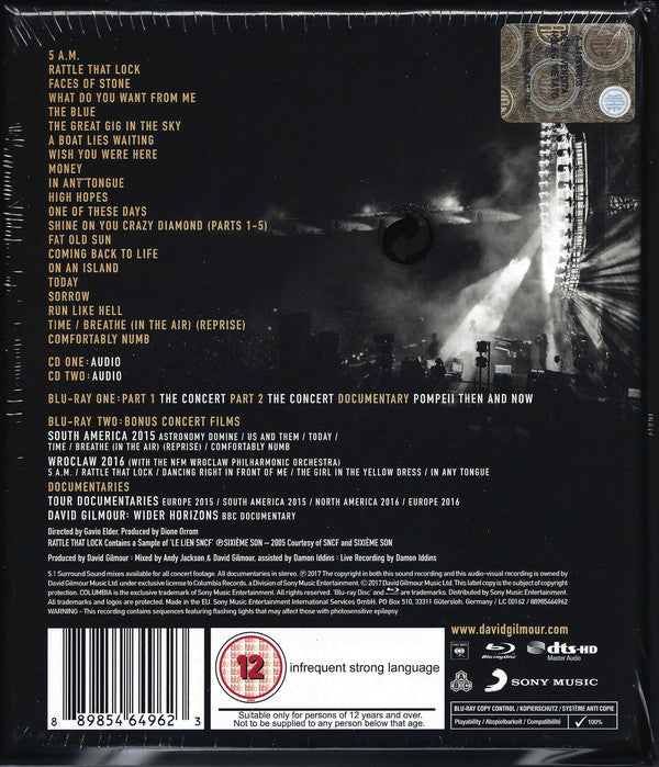 David Gilmour : Live At Pompeii (Deluxe Edition)