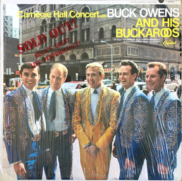 Buck Owens And His Buckaroos : Carnegie Hall Concert (LP,Album,Mono)