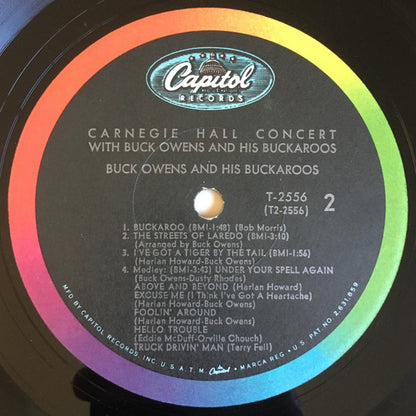 Buck Owens And His Buckaroos : Carnegie Hall Concert (LP,Album,Mono)